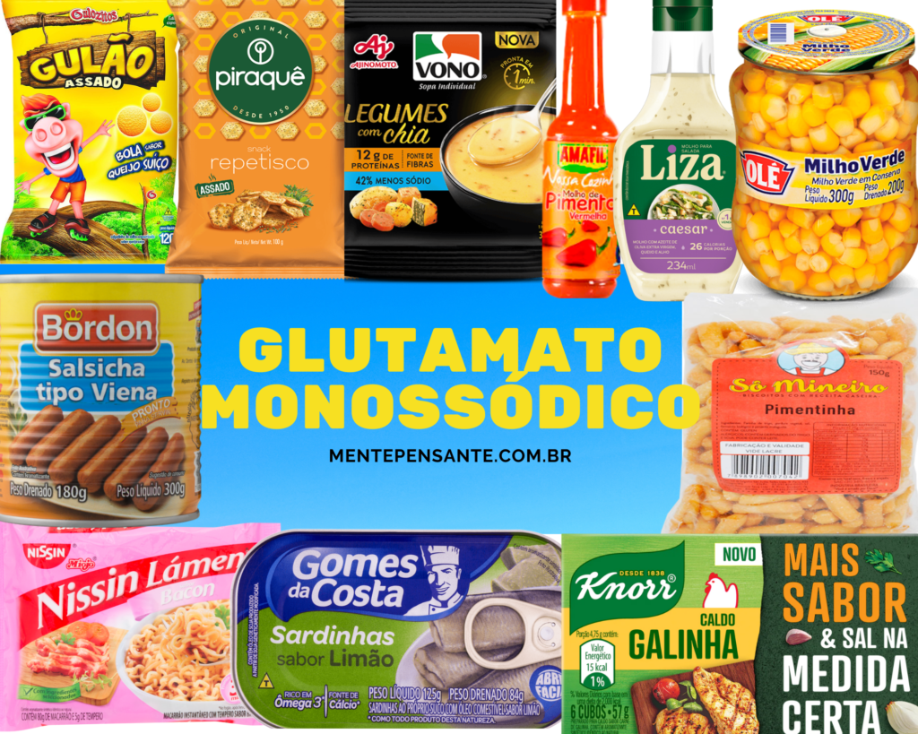 Alimentos com Glutamato Monossódico