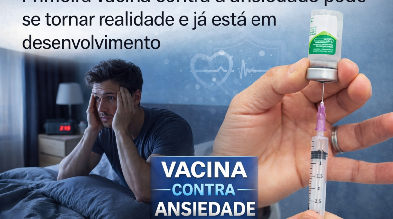 Primeira vacina contra ansiedade pode ser realidade