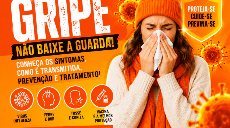 Descubra tudo sobre a gripe: agente causador, sintomas, formas de contágio, prevenção, tratamento e como proteger sua saúde durante todo o ano.
