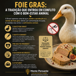 Brasil proíbe foie gras produzido com alimentação forçada